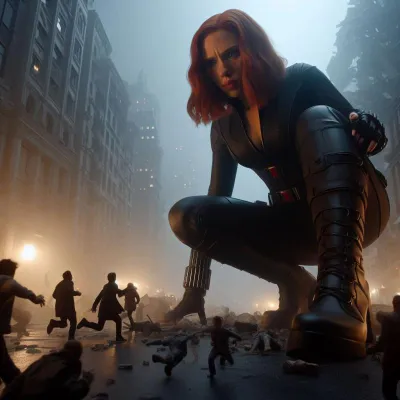 Tinyman1 - Marvel Giantess - AI-Generated Adult Art