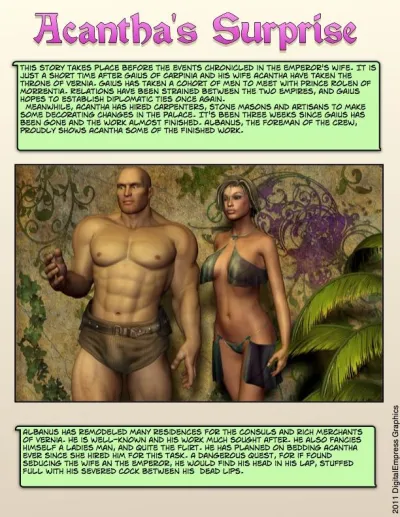 Captain Trips - Acantha's Surprise - 3D Adult Comic