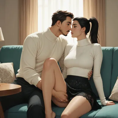 SharinelAI - Nothing on TV - AI-Generated Adult Art