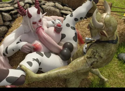 GoldenMaster - Milking Dream - 3D Adult Comic