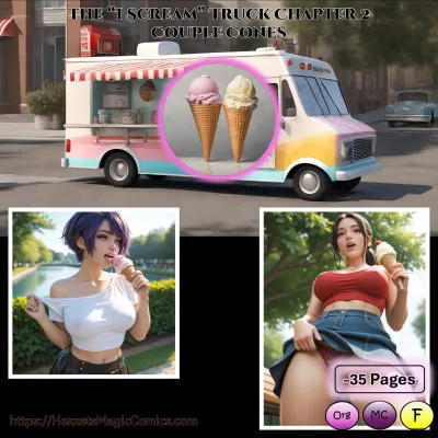 Hexxets AI-Generated Art - Sizzling Squirting Sessions in the I-Scream Truck 2: A XXX Adventure