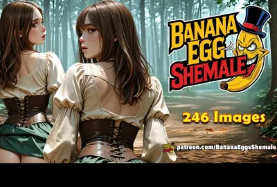 Banana Eggs & AIs Medieval Futanaria - Big-Assed Transsexual Blowjobs with Cum in Mouth Delights