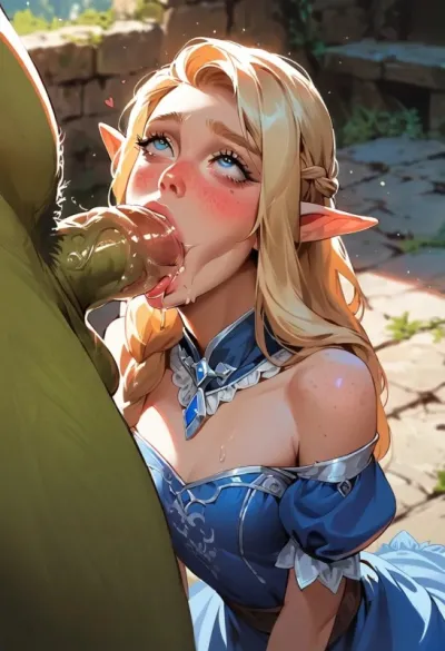 RedCherry - AI-Inspired Orcs and Elves in Ancient Citys Lewd Art