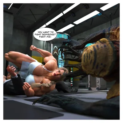 3D Busty Giants Battle Robolord Chapter 4 - Adult Comic Adventure