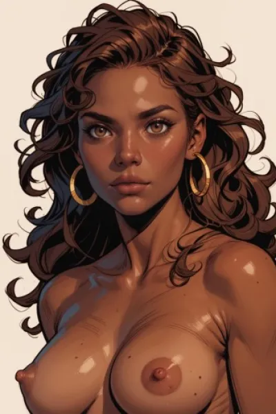 Phinjos AI Gallery 5: Hottest Virtual Creations - Massive Assets & Long Tresses