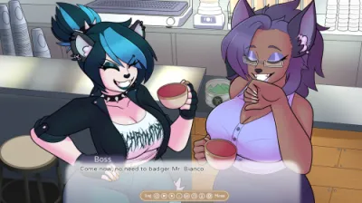 Cinnamon Switch: Tempting Titties in a Steamy Coffee Shop v0.9.1 - Adult Furry Dating Sim
