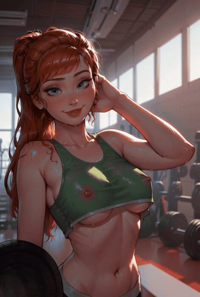 Lowfirestudios - The Fitness Regime (Animated) - AI-Generated Adult Art