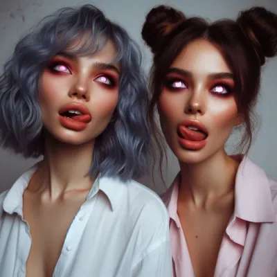 Argallados AI-Powered Adult Art: Immerse in Big Breasts, Pink & Long Hair Sexy Girl Action!