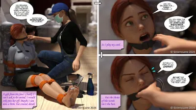 3D Fantasies: Sirjerrylones Naughty Night at the Museum with Big-Assed, Busty Policewoman and a Gag of Humiliation