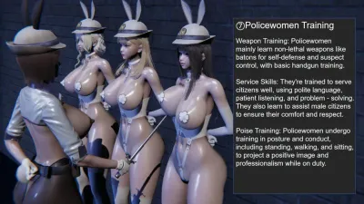 Curtis Chaotic City 3D - Bunny Busters: Big Breasts, Blown Away by Policewomans Passion!