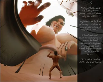 Mkrinkys Shrunken Cuckold - A 3D Voyage into Vore Fantasy