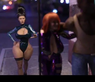 3D Busty blackmail blitz - The Copycat 2: Anal Adventure with Gretchen GoodMilk CG