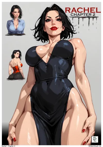 SketchLust: Rachels Sultry Business Suit - Chapter 2 - Big-Breasted MILF Seduction and Oral Bliss