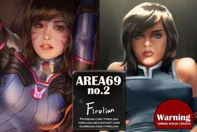 Firolians XXX Parody - Part 2 - Big Breasts, Dark Skin Threesome Action in Adult Overwatch Comics