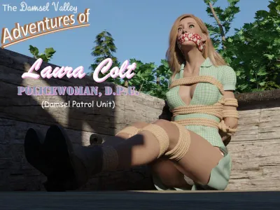 Swimsuit Sabotage - Tied and Gagged Damsels Deceptive Date 3D Comics