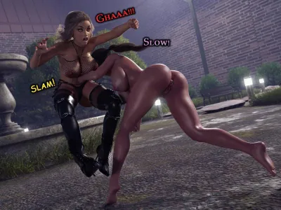 3D XXX Orc Invasion - Horny Dianas Anal Encounters with Impressive Monster Cock