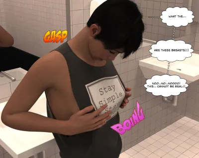 3D XXX Comics: Indiantgstories - April Fools Day - Transformation Fun with Gender-Bending 3D Adult Action!