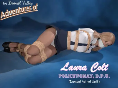 3D Adult Bondage Battle - Policewomans Swimsuit Struggle in Damsel Valley 01 by Downhill515