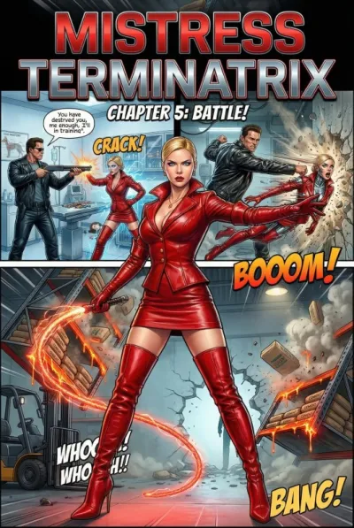 Nikk124 - Mistress Terminatrix Chapter 5: Western Femdom Battle - Unleashing the Power of Leather and Mind Control