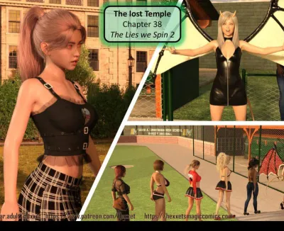 Hexxets Hottest Adventure Yet! - The Lost Temple 38 - 3D Adult Comic