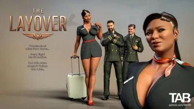 Tab109: 3D Interracial Temptations - The Seductive Flight Attendants Uniform