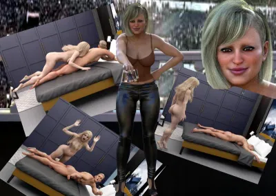 3D Battle of the Babes - Rio Rumble - Zad & Colette x AlexR6R6 - Latex, Big Lips, Catfight