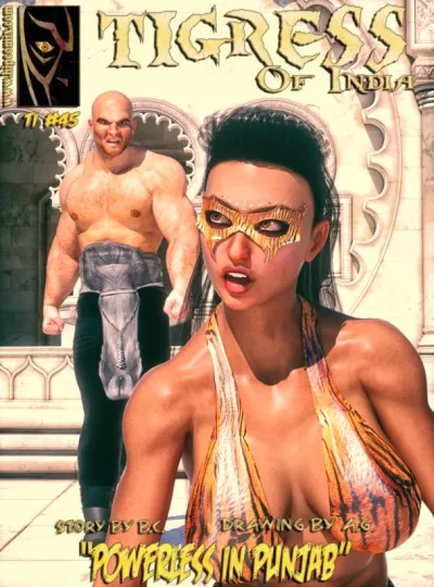 3D Adult Bondage Battles: Tigress Tamed by Punjabs Powerless 39-46 - HipComix