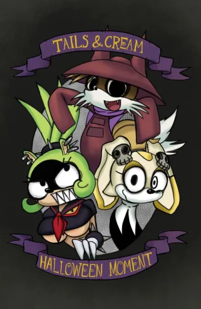 Western Furry Halloween Futa Adventure with Tails & Cream - Big Boob Bondage Anal Play
