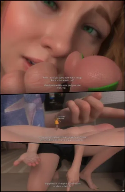 3D Fantasies: Lilys Giantess Adventure - BIG Breasts, Mini Guy, Foot Play & More!
