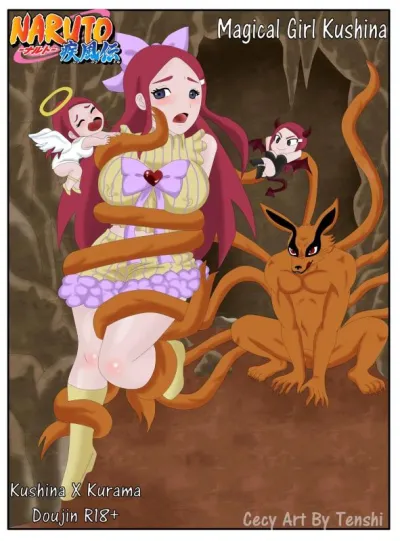 Magical Girl Kushina - Big Breasts, Nakadashi, Tentacle, Monster Action in Adult Comics by CecyArtbyTenshi