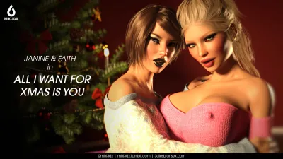 [Miki3DX] Christmas stockings full of surprises - Big Breasts, Toys & Yuri [Complete] 3D Adult Comic