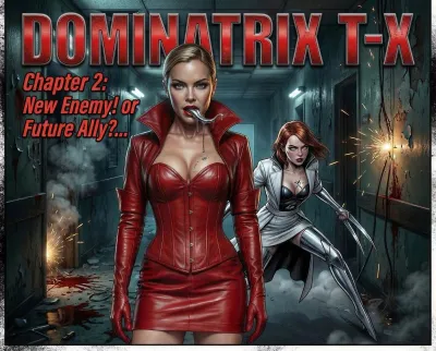 The Taming of T-X: Nikk124s Dominatrix Chronicles Chapter 2 - Big-Breasted Bodysuit Bondage Battle