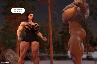 3D RogueFMG - Divine Reckoning 5: Hulking MILF vs. Shrinking Mini Men