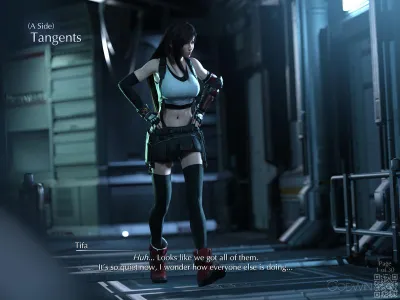 Godwins Tifa-tastic Tangents - Final Fantasy VII Parody 3D Adult Comic