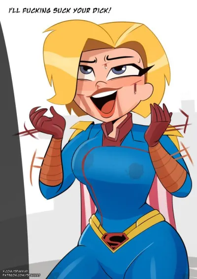 Spakka - Supergirl Sucking Dick - Western Adult Comic