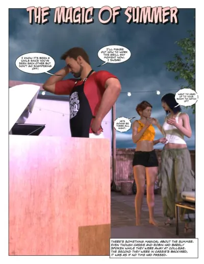 Bacchuscomics - Summers Enchanting 3D Adult Comics Adventure with Giantess Growth & Massive Breasts!