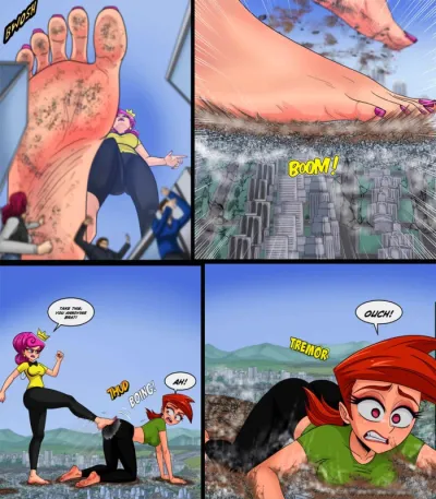 Giantess Growth Gal - Vicky & Mini Voyagers - Adult Western Shrinkage Adventure