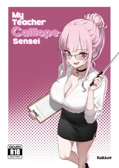 Raikko9s Steamy Lesson with Glasses-Wearing Senshi Mori - Hottest Hentai Manga for Teachers and Vtubers