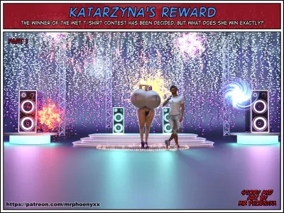 Huge Breasts, Whore Transformation: 3D Mr. Phoenyxxs Bimbofied Katarzyna Gets a Big-Ass Reward!