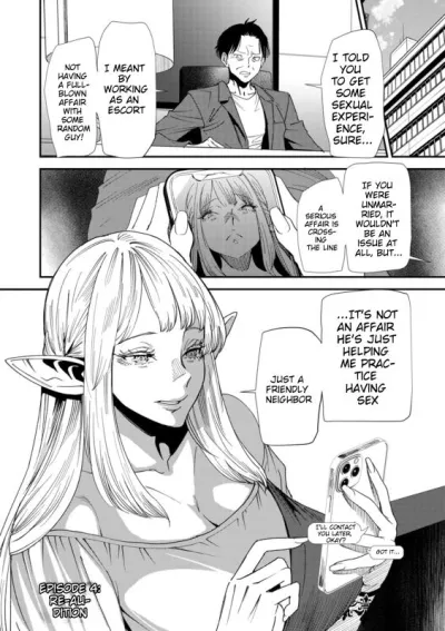 Does the Married Elf Who Made Her AV Debut Dream of a Genuine Orgasm Chapter 4 - Hentai Manga