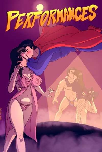 Arthmans Western XXX Adventure: Superman & The Justice League in Lingerie and Big Breasts Delight