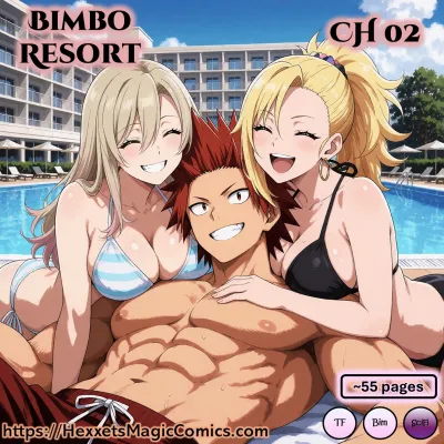 Bimbo Resort Ch. 2 - Western Adult Comic
