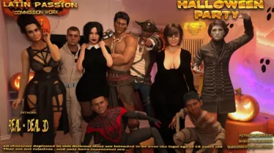 Real-Deal 3D - Latin Passion - Halloween Party - 3D Adult Comic