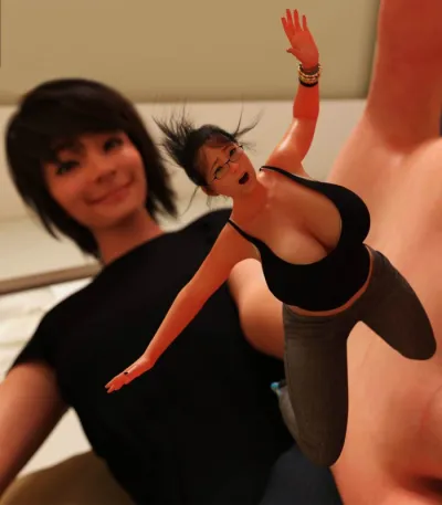 Shrink & Grow - 3D Adult Fantasy with Vore, Unbirth, Mini Guy, Huge Breasts, and Dominant Femdom Action