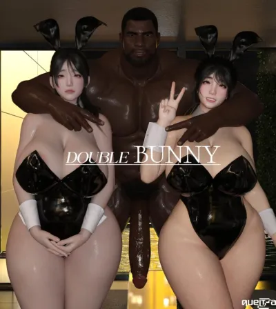 Juicy Jiggly Breasts in a Queltza-licious 3D Doggystyle Splash!