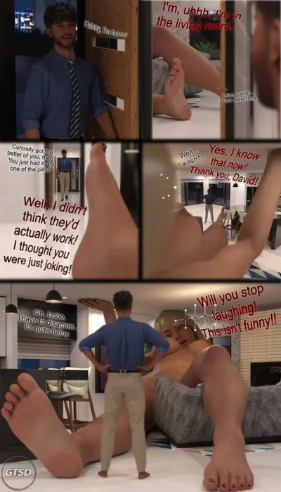 Giantess Office Domination Fantasy - Curiosity 3D Mini Guy Humiliation Adventure in Adult Comics by GtsDelights