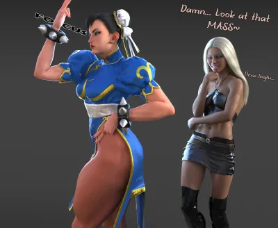 3D Street Brawl - Chun Lis Smoldering Possession