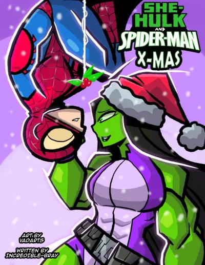 Tis the Season for Hulky X-Mas Fun with Spidey & Vadarts Adult Parody Comics!
