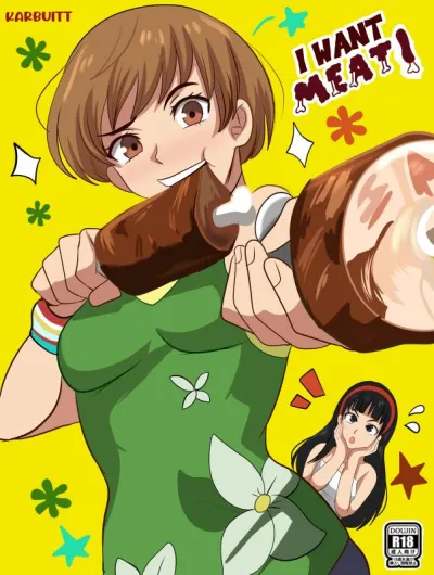 Karbuitts Meaty Western XXX Parody - Yukiko & Chie Unleash Big Dick Fun!