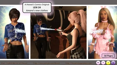 Curvy Hexxets Steamy 3D Adventure - 24: Glasses Off, Big Ass On - Adult Comic Fun!